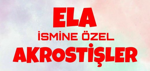Bu görselin içeriği Ela akrostiş, Ela ile ilgili akrostiş, Ela ile akrostiş, Ela ismi ile akrostiş, Ela ismine akrostiş şiir, Ela akrostiş şiir, akrostiş şiir Ela, Ela ismine akrostiş konularını ilgilendirmektedir.