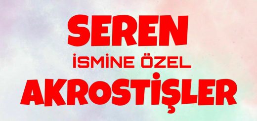 Bu görselin içeriği Seren ismine akrostiş şiir, Seren ile ilgili akrostiş, Seren akrostiş, Seren ismine akrostiş, Seren ismi ile akrostiş, Seren ile akrostiş şiir konuları ile ilgilidir.