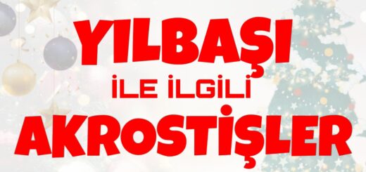 Bu görselin içeriği Yılbaşı ile ilgili akrostiş, yılbaşı ile ilgili şiir, yılbaşı ile ilgili şiirler, yılbaşı şiirleri, yılbaşı için şiirler, yılbaşı akrostiş şiir, yılbaşı akrostiş, yılbaşına özel akrostiş şiir, yılbaşı akrostişleri, yılbaşı ile ilgili akrostiş şiirler konuları ile ilgilidir.