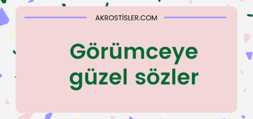 görümceye güzel sözler